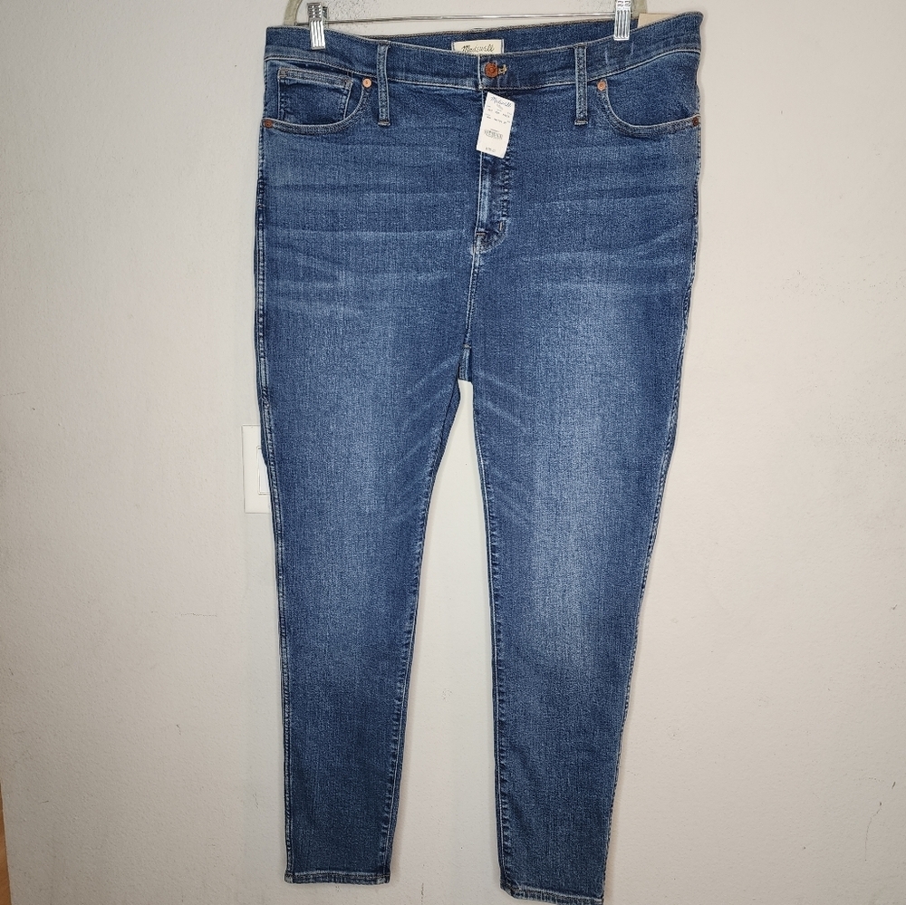 NWT Madewell 10" High-Rise Skinny Jeans women's plus size 35‎ aka size 20